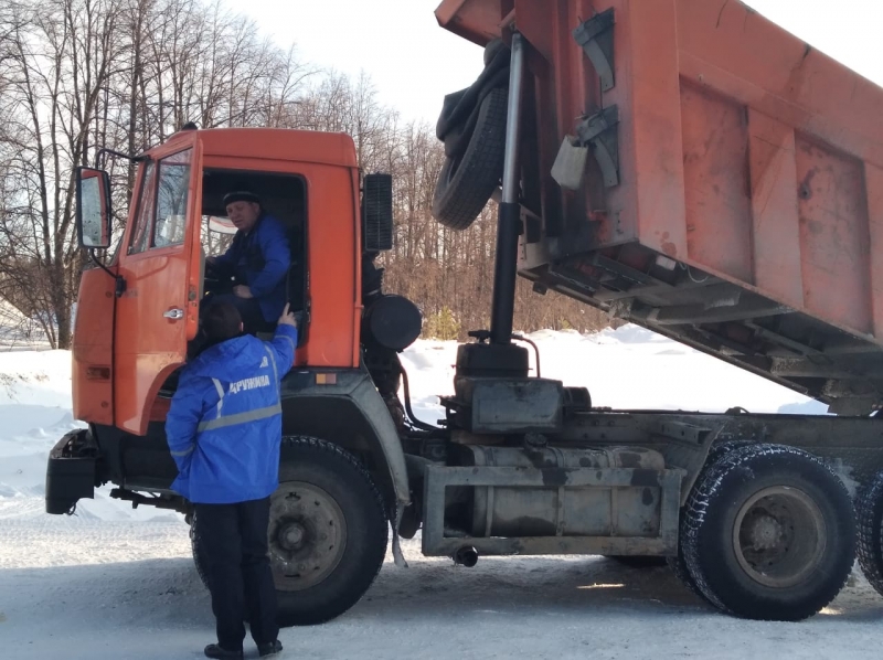 Отряд быстрого реагирования оперативно закрыл незаконный снегоотвал после жалобы барнаульцев